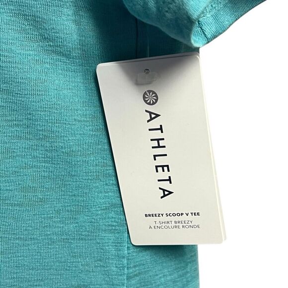 Athleta Teal Short Sleeve Tee - Picture 4 of 14